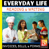 INVOICES, BILLS, FORMS, APPLICATIONS - Everyday Life Readi