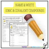 IONIC & COVALENT COMPOUNDS(Name & Write)