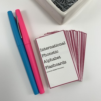 International Phonetic Alphabet Ipa Flashcards American English