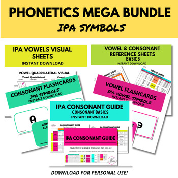 Preview of IPA PHONETICS MEGA BUNDLE| SPEECH THERAPY