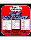 IPAD Graphic Organizer Template for Writing, Reading or History