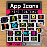 iPad App Icon Cards - 28 App Icons to Know