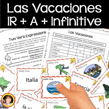 Preview of IR + A + Infinitive Grammar Notes - Las Vacaciones - Conversation Activities