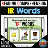 IR Words Phonics Reading Comprehension Boom Cards