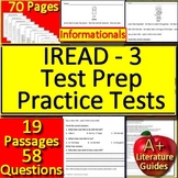 IREAD-3 Test Prep Practice Tests - Informational Text Pass