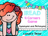 IREAD Classroom Interactive Synonyms and Antonyms 4 Corner