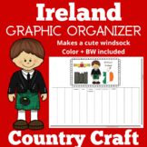 IRELAND | Country Report Worksheet Craft Activity Graphic 