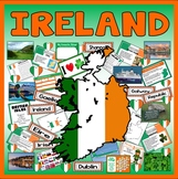 IRELAND  - GEOGRAPHY COUNTRY EIRE REPUBLIC EUROPE KEY STAGE 1-2