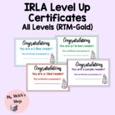 IRLA Level Up Certificates