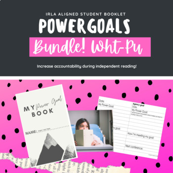 Preview of IRLA Student Power Goal Booklets WHT - PU