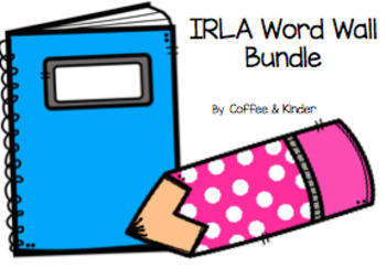Preview of IRLA Word Wall Bundle 1G-White aligned With ARC
