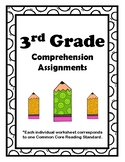 3rd Grade CCSS Comprehension Assignments (Correlated to Am