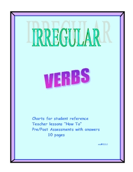 Preview of IRREGULAR PAST AND PARTICIPLE FORMS OF VERBS