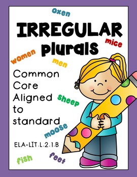 Preview of Irregular Plural Nouns Distance Learning