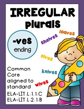 Preview of Irregular Plural Nouns -ves