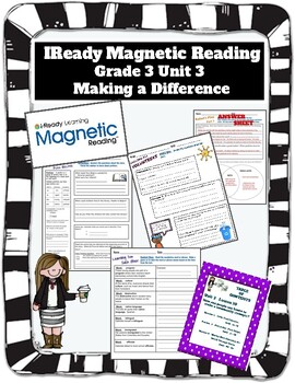 Preview of IReady Magnetic Reading, Grade 3 Unit 3