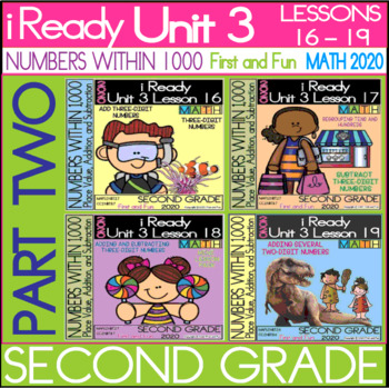 Preview of IReady Math Unit 3 (Part-2) Bundle- Numbers Within 1000 - Second Grade