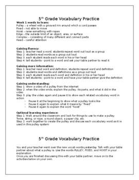 Preview of IReady Vocabulary Multiple Lessons / Late Elementary - Middle School