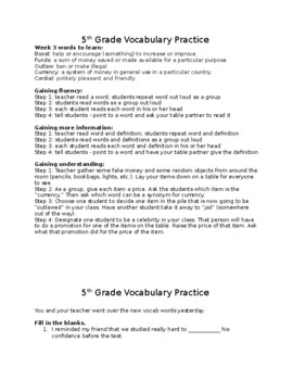 Preview of IReady Vocabulary Practice Late Elementary - Middle School