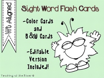 Sight Words-Beginning Words Flash Cards-Level B