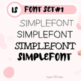 IS Fonts special Get4 free3 - SET#1