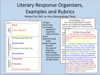 Preview of ISAT / Standardized Test-- Literary Extended Response Unit