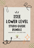 ISEE Lower Level Study Guide Bundle (ANWSER KEY + EXPLANATIONS)