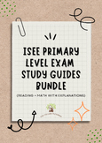 ISEE Primary Level Exam Study Guides Bundle (Reading + Mat