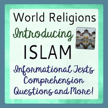 Preview of ISLAM World Religions Intro Informational Texts Activities PRINT and EASEL