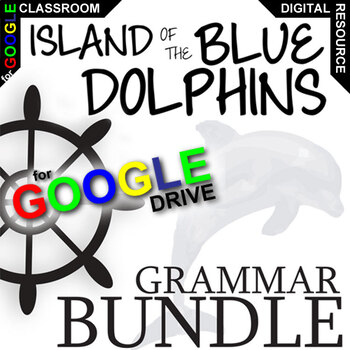 Preview of ISLAND OF THE BLUE DOLPHINS Grammar Commas Conjunctions DIGITAL O'Dell