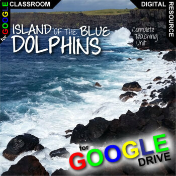 Preview of ISLAND OF THE BLUE DOLPHINS Novel Study Unit Plan DIGITAL Pre-reading, Project