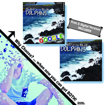 Preview of ISLAND OF THE BLUE DOLPHINS Novel Study Unit PRINT & DIGITAL Pre-reading Project