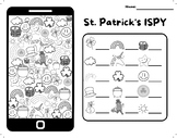 ISpy Morning Work/3 I Spy St. Patrick coloring pages/ Bonu