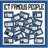 IT ICT FAMOUS PEOPLE POSTERS -  COMPUTERS COMPUTING DISPLAY