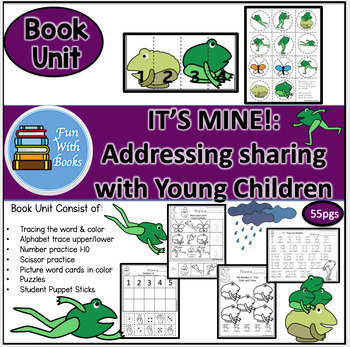Preview of IT'S MINE!: ADDRESSING SHARING WITH YOUNG CHILDREN BOOK UNIT
