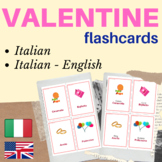ITALIAN FLASH CARDS Valentine's day | Italian flashcards V