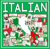 ITALIAN LANGUAGE RESOURCES -DISPLAY FLASHCARDS POSTERS WOR