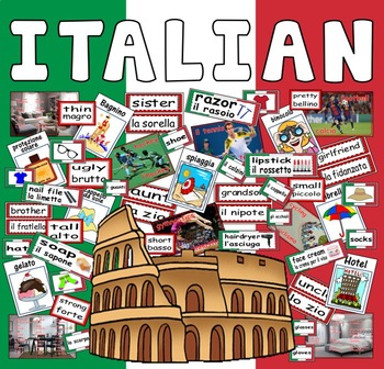 Preview of ITALIAN LANGUAGE - TEACHING RESOURCES AND DISPLAY