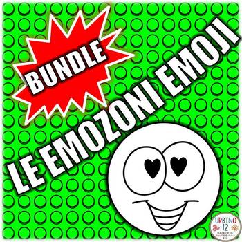 Preview of ITALIAN: Le Emozioni Emoji  BUNDLE