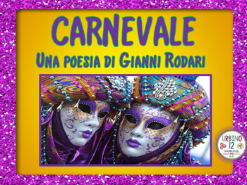 Preview of ITALIAN POEM: CARNEVALE