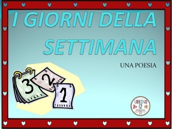 Preview of Italian Poem: I Giorni della Settimana