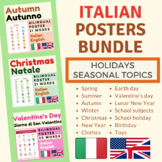 ITALIAN Poster Bundle | Holidays and Seasonal Topics