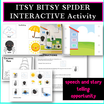 ITSY Bitsy Spider by THESPANGLISHMOM | TPT