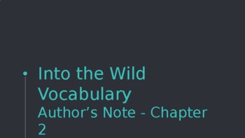 Preview of ITW Vocab Author's Note - Chapter 2