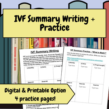 Preview of IVF Summary Writing + Practice