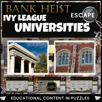 Preview of IVY League Colleges Escape Room