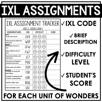 ixl assignment tracker