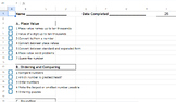 IXL Checksheet 3rd Grade Math