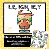 I_E, IGH, IE, Y Phonics Game and Word Sort
