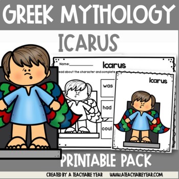 Preview of Icarus Greek Mythology Activities and Worksheets